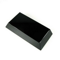 Black Crystal Beveled Base (6"x3"x1 3/16")